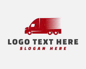 Delivery Transport Truck Logo