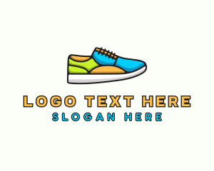 Footwear - Shoe Retail Sneakers logo design