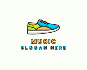Footwear Shoe Shop - Shoe Retail Sneakers logo design