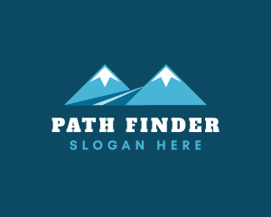 Way - Twin Peak Mountain Path logo design