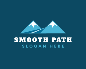 Twin Peak Mountain Path logo design