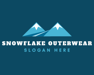 Twin Peak Mountain Path logo design