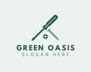 Home Screwdriver Repair logo design