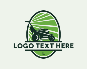 Mower - Lawn Mower Landscaping logo design
