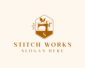 Sewing Machine Tailor logo design