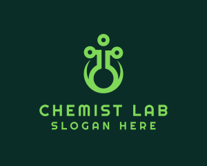 Chemist - Chemist Laboratory Flask logo design