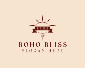 Boho Hipster Decor logo design