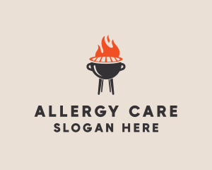 Barbecue BBQ Food Grill  logo design