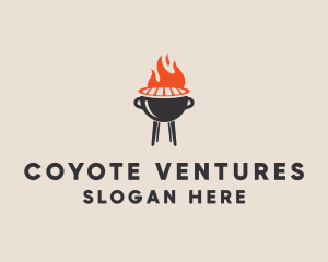 Barbecue BBQ Food Grill  logo design