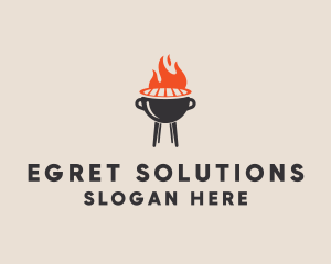 Barbecue BBQ Food Grill  logo design