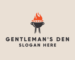 Barbecue BBQ Food Grill  logo design