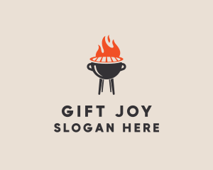 Barbecue BBQ Food Grill  logo design