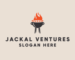 Barbecue BBQ Food Grill  logo design