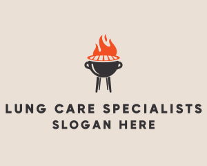 Barbecue BBQ Food Grill  logo design