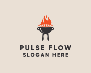 Barbecue BBQ Food Grill  logo design