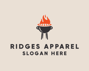 Barbecue BBQ Food Grill  logo design