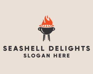 Barbecue BBQ Food Grill  logo design