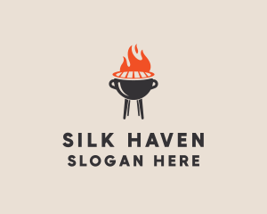 Barbecue BBQ Food Grill  logo design