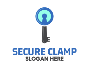 Security Keyhole Key  logo design