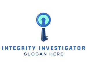 Security Keyhole Key  logo design