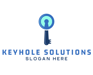 Keyhole - Security Keyhole Key logo design