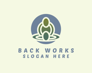 Wellness Therapy Massage logo design