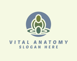 Anatomy - Wellness Therapy Massage logo design