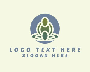 Physical Therapy - Wellness Therapy Massage logo design