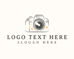 Dlsr - Photography Camera Lens logo design
