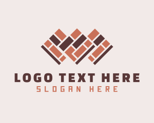 Floor - Tile Brick Flooring logo design