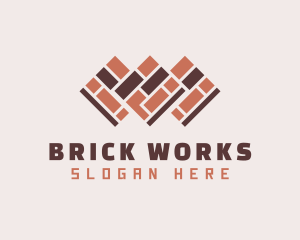 Tile Brick Flooring logo design