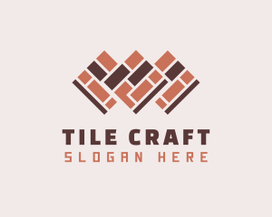 Tile Brick Flooring logo design