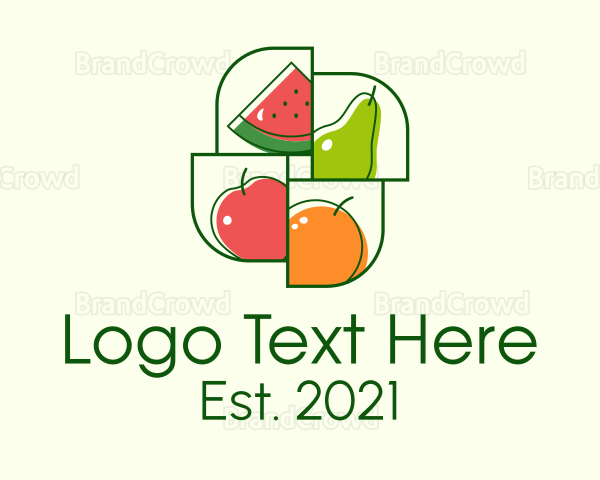 Fresh Fruit Market Logo