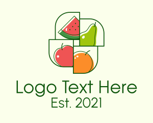 Fruit Market - Fresh Fruit Market logo design