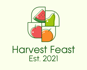 Fresh Fruit Market logo design