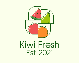 Fresh Fruit Market logo design