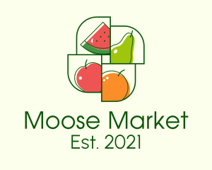 Fresh Fruit Market logo design