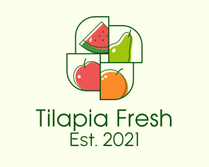 Fresh Fruit Market logo design