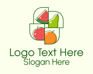 Fresh Fruit Market Logo
