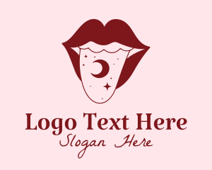 Evening - Fortune Teller Mouth logo design