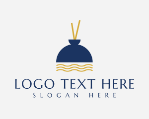 Herbal - Bohemian Oil Diffuser logo design