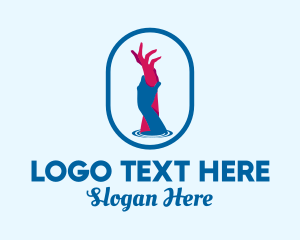 Togetherness - Mental Health Hands logo design