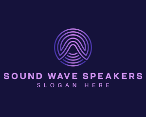 Sound Wave Audio logo design