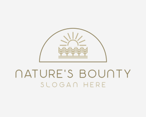 Farm Sunny Nature logo design