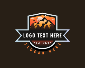 Traveler - Mountaineering Outdoor Summit logo design