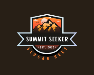 Mountaineering Outdoor Summit logo design