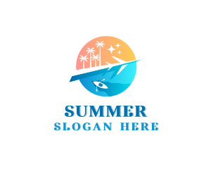 Travel Summer Getaway logo design