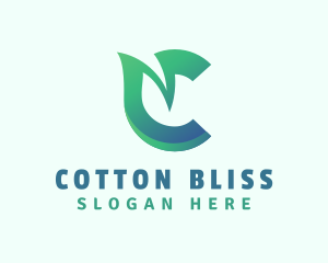 Natural Leaf Letter C Company  logo design