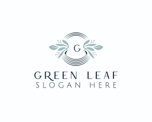 Natural Floral Wellness Spa logo design