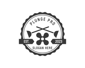 Plunger - Plumber Plunger Handyman logo design